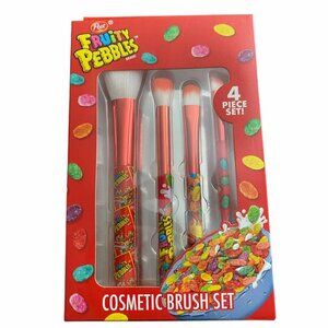 Fruity Pebbles 4 piece cosmetic brush set NEW